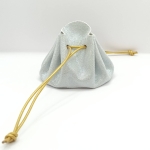 Grande bourse Blanc argenté Pailleté