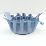 Petite bourse Bleu glacé Irisé