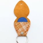 Étui à médiator Orange vichy