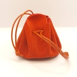 Grande bourse Orange Perlé