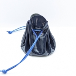 Grande bourse Bleu foncé Vernis