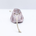 Petite bourse Rose clair Effet dentelle