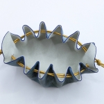 Grande bourse Bleu nuancé gris