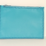 Porte-monnaie leu turquoise et bleu clair