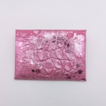 Porte-cartes Rose Barbie métallisé