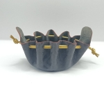 Petite bourse Marron foncé Motif léopard