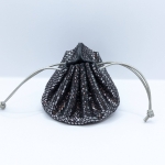 Grande bourse Noir A grosses paillettes