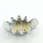 Petite bourse Blanc argenté Holographique