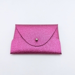 Porte-cartes Rose pailleté