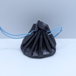 Grande bourse Bleu nuit Motif bulles