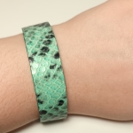 Bracelet vert menthe et noir