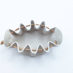 Petite bourse Beige clair Imitation galuchat