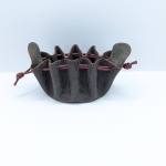 Petite bourse Marron foncé Motif léopard