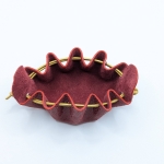 Petite bourse Rouge foncé Imitation galuchat