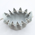 Grande bourse Vert d’eau Effet craquelé