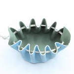 Grande bourse Bleu clair Grainé