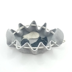 Petite bourse Gris moucheté blanc