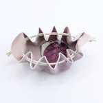 Petite bourse Rose clair Effet dentelle