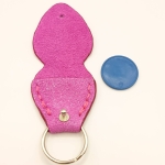 Étui à médiator Rose pailleté