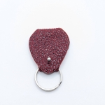 Étui à médiator Bordeaux imitation léopard