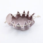 Petite bourse Rose clair Effet dentelle