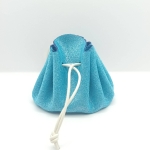 Grande bourse Bleu Pailleté