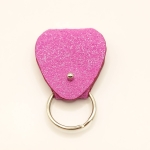 Étui à médiator Rose pailleté