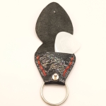 Étui à médiator Noir grainé vernis