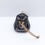 Petite bourse Noir A grosses paillettes