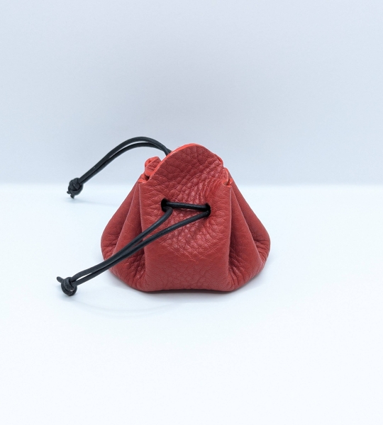 Petite bourse Rouge Grainé