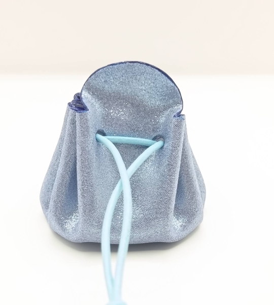 Petite bourse Bleu glacé Irisé