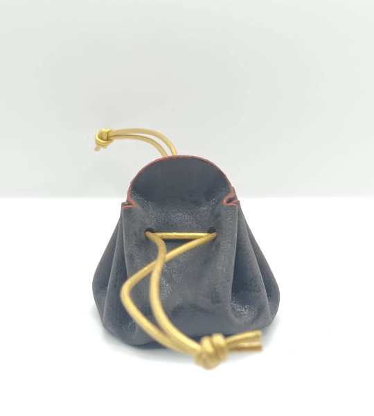 Petite bourse Marron foncé Motif léopard