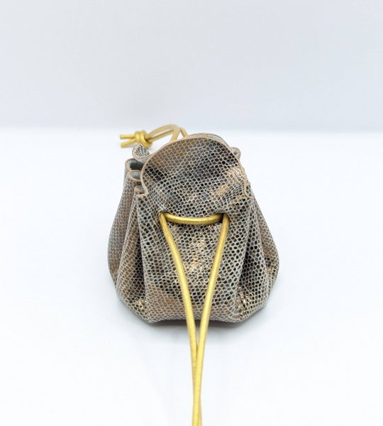 Petite bourse Bronze à petites paillettes